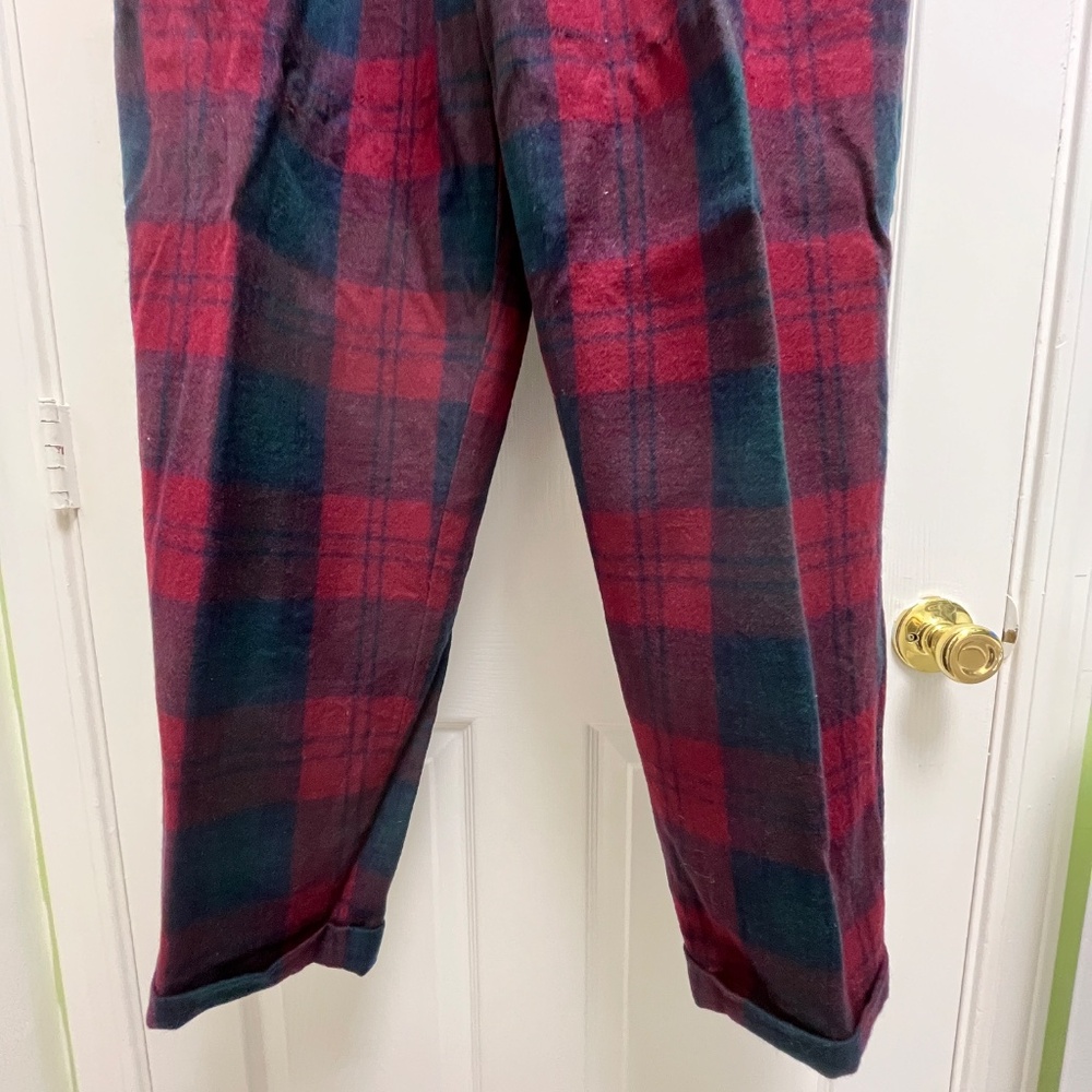 VTG Giorgio Sant' Angelo Wool Plaid Lined 14 x 27.5L - Picture 2 of 16
